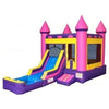 Image of Jungle Jumps Inflatable Bouncers 13 X 25 X 15 Pink Front Slide Combo by Jungle Jumps 781880285526 CO-1121-B Pink Front Slide Combo by Jungle Jumps SKU#CO-1121-B/CO-1121-C