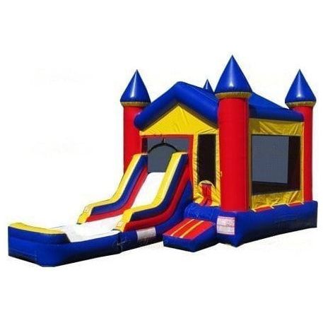 Jungle Jumps Inflatable Bouncers 13 X 25 X 15 Red/Blue V-Roof Castle Combo with Pool by Jungle Jumps 781880285489 CO-1564-B Red/Blue V-Roof Castle Combo Pool Jungle Jumps SKU CO-1564-B/CO-1564-C
