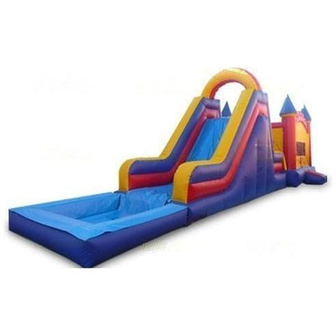Jungle Jumps Inflatable Bouncers 13 x 32 x 15 Hop & Slide Combo with Pool by Jungle Jumps CO-1067-B Hop & Slide Combo with Pool by Jungle Jumps SKU#CO-1067-B/ CO-1067-C