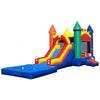 Image of Jungle Jumps Inflatable Bouncers 13 x 32 x 15 Multi Color Combo with Pool by Jungle Jumps CO-1484-B Multi Color Combo with Pool by Jungle Jumps SKU#CO-1484-B/CO-1484-C