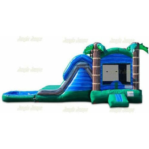 Jungle Jumps Inflatable Bouncers 14' H Bahama Double Lane Combo Wet/Dry by Jungle Jumps CO-1584-B 14' H Bahama Double Lane Combo Wet/Dry by Jungle Jumps SKU #CO-1584-B