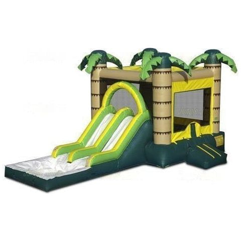 Jungle Jumps Inflatable Bouncers 14'H Jungle Double Lane Combo Wet/Dry by Jungle Jumps 15' H Rainbow Double Lane Balloon Combo by Jungle Jumps SKU#CO-1270-B