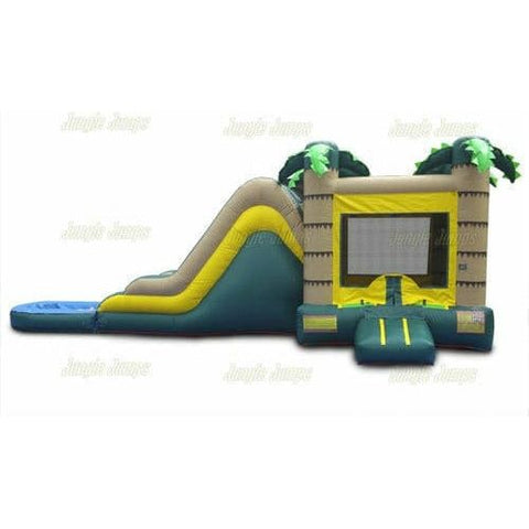 Jungle Jumps Inflatable Bouncers 14' H Palm Combo Wet n Dry by Jungle Jumps CO-1339-A 14' H Palm Combo Wet n Dry by Jungle Jumps SKU#CO-1339-A