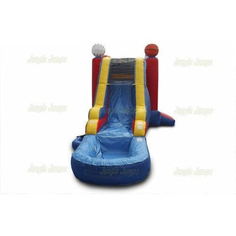 Jungle Jumps Inflatable Bouncers 14' H Sport Combo Wet n Dry by Jungle Jumps CO-1338-A 14' H Sport Combo Wet n Dry by Jungle Jumps SKU#CO-1338-A