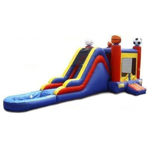 Jungle Jumps Inflatable Bouncers 14' H Sport Combo Wet n Dry by Jungle Jumps 781880285502 CO-1338-A 14' H Sport Combo Wet n Dry by Jungle Jumps SKU#CO-1338-A