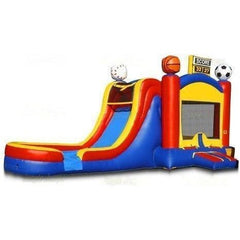 Jungle Jumps Inflatable Bouncers 14'H Sports Combo with Splash Pool II by Jungle Jumps 781880233671 CO-1205-B 14'H Sports Combo with Splash Pool II by Jungle Jumps SKU#CO-1205-B