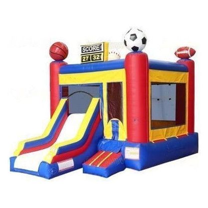 Jungle Jumps Inflatable Bouncers 14'H Sports Front Combo by Jungle Jumps 781880288619 CO-1546-B 14'H Sports Front Combo by Jungle Jumps SKU# CO-1546-B
