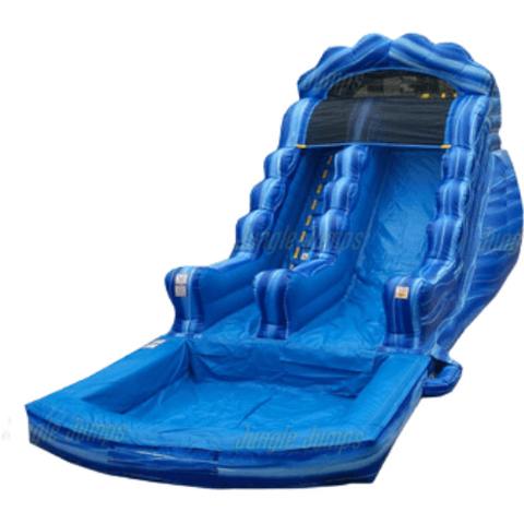Jungle Jumps Inflatable Bouncers 14'H Wave Blue Marble w Pool by Jungle Jumps 781880227595 SL-1280-M 14'H Wave Blue Marble w Pool by Jungle Jumps SKU# SL-1280-M