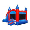 Image of Jungle Jumps Inflatable Bouncers 15'H Blue Double Lane Combo Dry by Jungle Jumps 781880288633 CO-1426-B 15'H Blue Double Lane Combo Dry by Jungle Jumps SKU # CO-1426-B