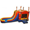 Image of Jungle Jumps Inflatable Bouncers 15'H Cake Combo with Splash Pool by Jungle Jumps CO-1206-B 15' H Red Birthday Combo With Pool by Jungle Jumps SKU#CO-1215-B