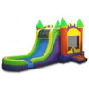 Image of Jungle Jumps Inflatable Bouncers 15'H Castle Combo with Splash Pool II by Jungle Jumps 781880271437 CO-1219-B