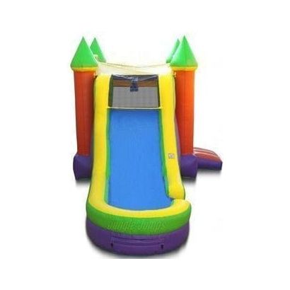 Jungle Jumps Inflatable Bouncers 15'H Castle Combo with Splash Pool II by Jungle Jumps 781880271437 CO-1219-B