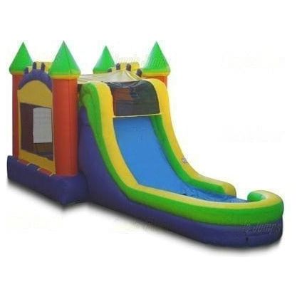Jungle Jumps Inflatable Bouncers 15'H Castle Combo with Splash Pool II by Jungle Jumps 781880271437 CO-1219-B