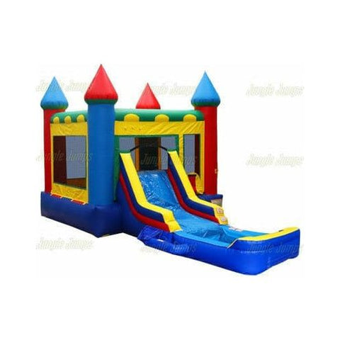 Jungle Jumps Inflatable Bouncers 15' H Colorful Combo with Pool by Jungle Jumps CO-1516-B 15' H Colorful Combo with Pool by Jungle Jumps SKU #CO-1516-B