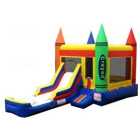 Jungle Jumps Inflatable Bouncers 15' H Crayon Combo with Pool by Jungle Jumps 781880285540 CO-1143-B 15' H Crayon Combo with Pool by Jungle Jumps SKU#CO-1143-B
