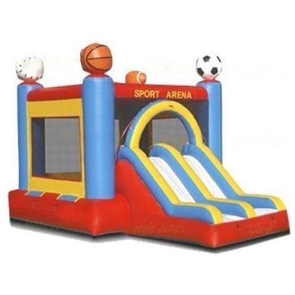Jungle Jumps Inflatable Bouncers 15'H Double Lane Combo Dry by Jungle Jumps 781880288473 CO-1510-B 15'H Double Lane Combo Dry by Jungle Jumps SKU # CO-1510-B