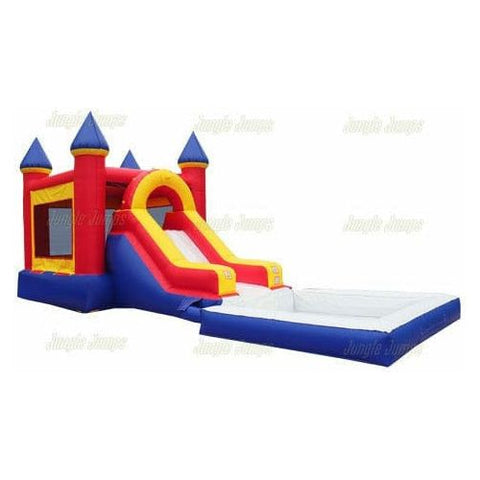 Jungle Jumps Inflatable Bouncers 15' H Fun Castle Combo with Pool by Jungle Jumps CO-1491-B 15' H Fun Castle Combo with Pool by Jungle Jumps SKU #CO-1491-B