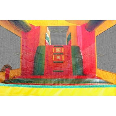 Jungle Jumps Inflatable Bouncers 15'H Green Castle Combo With Pool by Jungle Jumps 781880235422 CO-1537-B 15'H Green Castle Combo With Pool by Jungle Jumps SKU#CO-1537-B