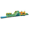 Image of Jungle Jumps Inflatable Bouncers 15'H Jump Slide Obstacle with Slip-n-Slide by Jungle Jumps 15'H Cake Combo with Splash Pool by Jungle Jumps SKU#CO-1206-B
