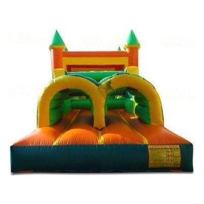 Jungle Jumps Inflatable Bouncers 15'H Jump Slide Obstacle with Slip-n-Slide by Jungle Jumps 781880242451 CO-1245-B