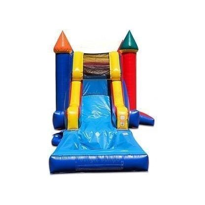 Jungle Jumps Inflatable Bouncers 15'H Multicolor Castle Combo WetDry by Jungle Jumps 781880270966 CO-1587-B 15'H Multicolor Castle Combo WetDry by Jungle Jumps SKU#CO-1587-B