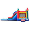 Image of Jungle Jumps Inflatable Bouncers 15'H Multicolor Castle Combo WetDry by Jungle Jumps 781880270966 CO-1587-B 15'H Multicolor Castle Combo WetDry by Jungle Jumps SKU#CO-1587-B
