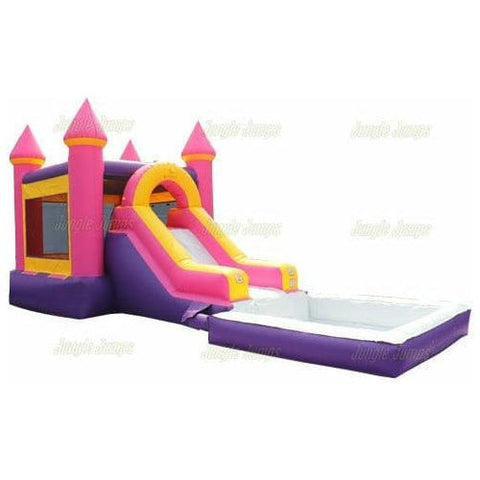 Jungle Jumps Inflatable Bouncers 15' H Pink 2 in 1 Combo with Pool by Jungle Jumps CO-1466-B 15' H Pink 2 in 1 Combo with Pool by Jungle Jumps SKU #CO-1466-B