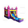 Image of Jungle Jumps Inflatable Bouncers 15' H Pink Front Slide Combo by Jungle Jumps CO-1121-B 15' H Pink Front Slide Combo by Jungle Jumps SKU#CO-1121-B