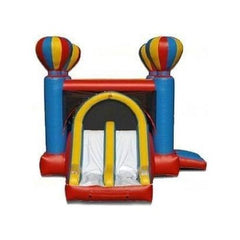 15'H Rainbow Dry Dual Lane Balloon Combo by Jungle Jumps