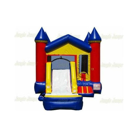 Jungle Jumps Inflatable Bouncers 15' H Red/Blue V-Roof Castle Combo with Pool by Jungle Jumps CO-1564-B 15'H Red/Blue V-Roof Castle Combo with Pool Jungle Jumps SKU CO-1564-B
