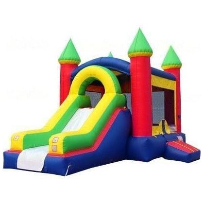 Jungle Jumps Inflatable Bouncers 15'H Red Side Slide Combo by Jungle Jumps Medieval Inflatable Combo by Jungle Jumps SKU#CO-1044-B/CO-1044-C