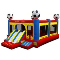 Jungle Jumps Inflatable Bouncers 15'H Soccer Jumbo Combo by Jungle Jumps Multi Color Combo by Jungle Jumps SKU # CO-1113-B/CO-1113-C