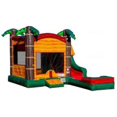 Jungle Jumps Inflatable Bouncers 15'H Tropical Paradise Slide Combo Wet/Dry by Jungle Jumps 781880262619 CO-1582-C