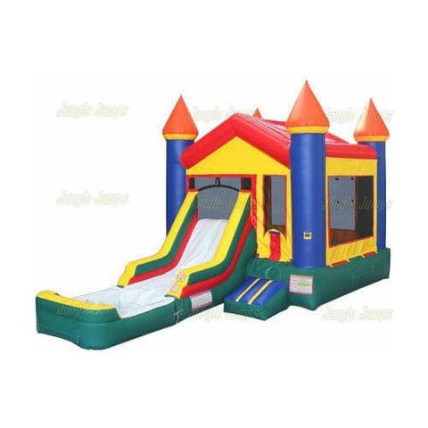 Jungle Jumps Inflatable Bouncers 15' H V-Roof Castle Combo with Pool by Jungle Jumps CO-1530-B 15' H V-Roof Castle Combo with Pool by Jungle Jumps SKU #CO-1530-B
