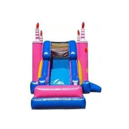 Jungle Jumps Inflatable Bouncers 16'H Birthday Cake Combo by Jungle Jumps 781880201281 CO-1225-B 16'H Birthday Cake Combo by Jungle Jumps SKU #CO-1225-B