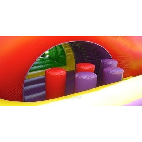 Jungle Jumps Inflatable Bouncers 16'H Inside Obstacle Course & Slide by Jungle Jumps 781880215226 IN-OC103-A 16'H Inside Obstacle Course & Slide by Jungle Jumps SKU#IN-OC103-A