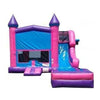 Image of Jungle Jumps Inflatable Bouncers 16'H Pink Modual Castle side Slide Combo Wet/Dry by Jungle Jumps CO-1467-C 16'H Pink Modual Castle side Slide Combo Wet/Dry Jungle Jumps