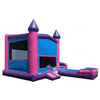 Image of Jungle Jumps Inflatable Bouncers 16'H Pink Modual Castle side Slide Combo Wet/Dry by Jungle Jumps CO-1467-C 16'H Pink Modual Castle side Slide Combo Wet/Dry Jungle Jumps