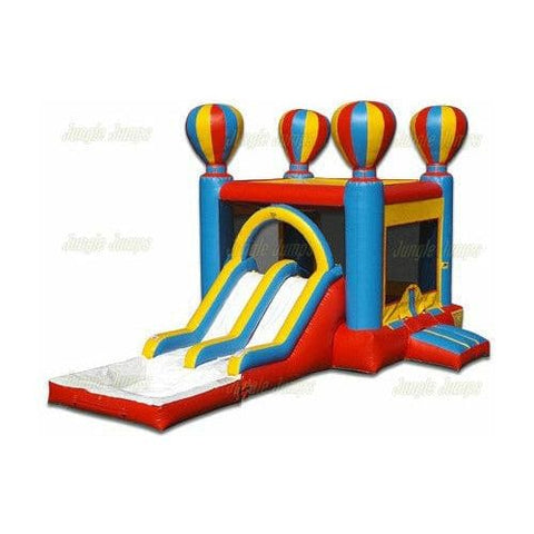 Jungle Jumps Inflatable Bouncers 16' H Rainbow Double Lane Balloon Combo by Jungle Jumps CO-1270-B 16' H Rainbow Double Lane Balloon Combo SKU#CO-1270-B