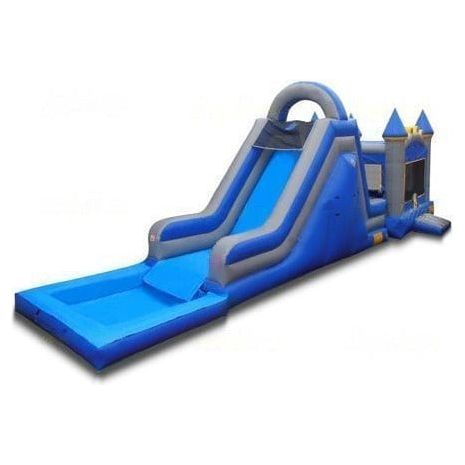 Jungle Jumps Inflatable Bouncers 17'H Hop & Slide Combo with Pool II by Jungle Jumps CO-1197-B