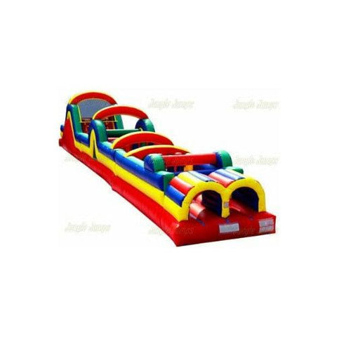 Jungle Jumps Inflatable Bouncers 59 feet Obstacle Course with Slide by Jungle Jumps 781880288275 IN-1170-A 59 feet Obstacle Course with Slide by Jungle Jumps SKU # IN-1170-A