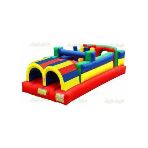Jungle Jumps Inflatable Bouncers Colorful Slide Obstacle Course by Jungle Jumps 781880288343 IN-1000-A Colorful Slide Obstacle Course by Jungle Jumps SKU # IN-1000-A