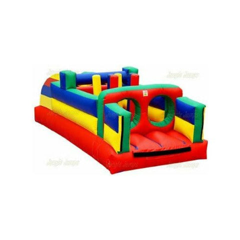 Jungle Jumps Inflatable Bouncers Colorful Slide Obstacle Course by Jungle Jumps 781880288343 IN-1000-A Colorful Slide Obstacle Course by Jungle Jumps SKU # IN-1000-A