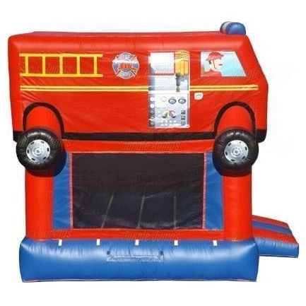 Jungle Jumps Inflatable Bouncers Fire Truck Bounce House by Jungle Jumps BH-2133-B Fire Truck Bounce House by Jungle Jumps SKU#BH-2133-B