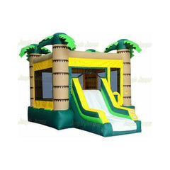 14'H Inflatable Palm Slide Combo by Jungle Jumps