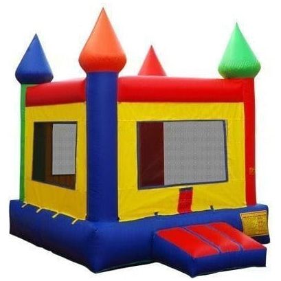 Jungle Jumps Inflatable Bouncers Multi Color Mini Castle Bounce by Jungle Jumps 781880201410 BH-2273-A Multi Color Mini Castle Bounce by Jungle Jumps SKU#BH-2273-A