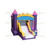 Image of Jungle Jumps Inflatable Bouncers Pink Front Slide Combo II by Jungle Jumps 781880288886 CO-1342-B Pink Front Slide Combo II by Jungle Jumps SKU # CO-1342-B