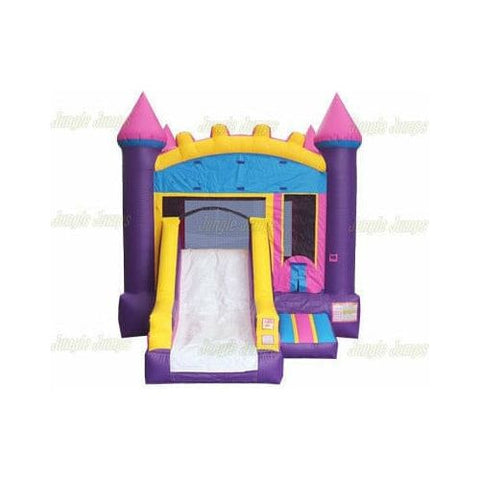 Jungle Jumps Inflatable Bouncers Pink Front Slide Combo II by Jungle Jumps 781880288886 CO-1342-B Pink Front Slide Combo II by Jungle Jumps SKU # CO-1342-B
