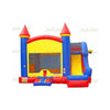 Image of Jungle Jumps Inflatable Bouncers Primary Castle side Slide Combo by Jungle Jumps 781880288794 CO-1442-C Primary Castle side Slide Combo by Jungle Jumps SKU # CO-1442-C