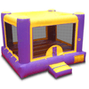 Image of 10'H Purple n Yellow Bounce House by Jungle Jumps SKU #BH-1175-B